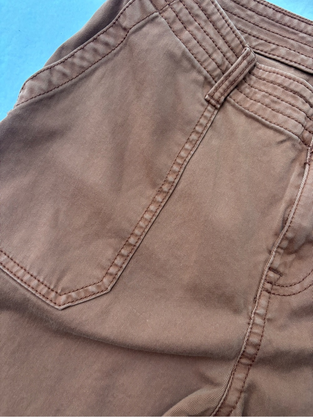 Prana Burnt Orange Straight-Leg Pants - Picture 3 of 11